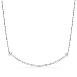 Diamond pendant - white gold - lab grown diamond(HPHT) for woman
