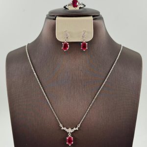 Diamond Set-white gold-lab grown diamond(HPHT)-for woman