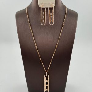 Diamond Set-rose gold-lab grown diamond(CVD)-for woman